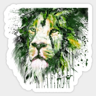 Lion Face Closeup Sticker